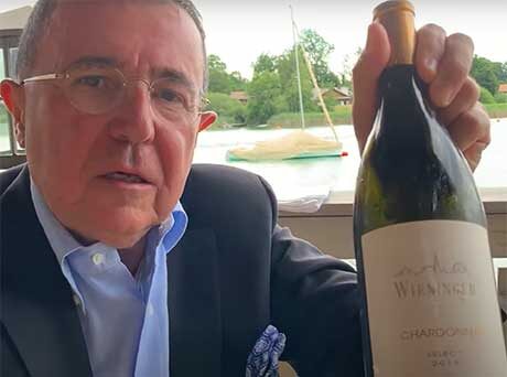 WEIN & LOCATION 2017er Wieninger Chardonnay Grand Select in der Fahrhütte 14 am Tegernsee