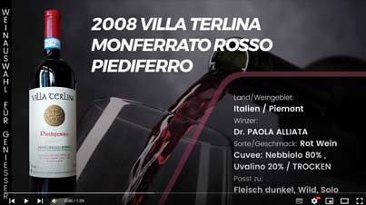 2008 Villa Terlina Monferrato Rosso Piediferro