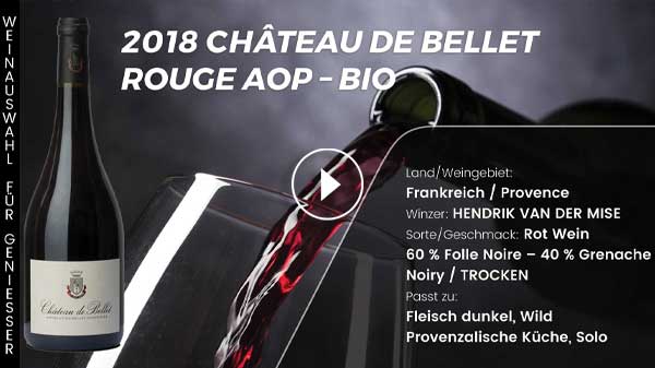 2018 Château de Bellet_Rouge AOP – BIO