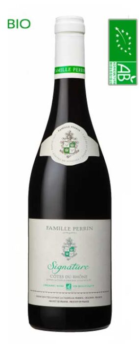 2023 FAMILLE PERRIN Côtes-du-Rhône Signature ROUGE Organic wine